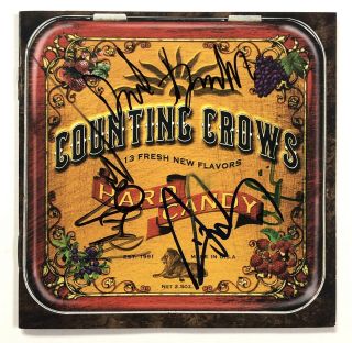 Counting Crows Band Signed Hard Candy Cd Adam Duritz,  4 Rare Proof 90’s Rock
