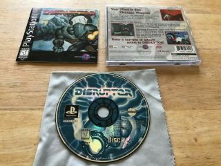 Disrupter Rare Sony Playstation 1 2 Ps2 Ps1 System Complete Game