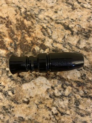 Rare Shane Roten Double Reed Duck Call Poly Black