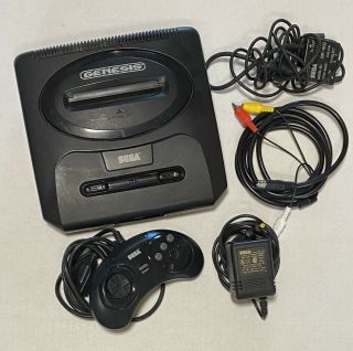 Sega Genesis Model 2 Va4 Mk - 1631 Console Bundle Rare And Not Majesco