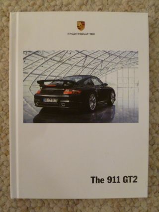 2008 Porsche 911 Gt2 " Gt2 " Hardbound Sales Brochure English Rare Awesome L@@k