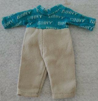 Vintage Vogue Ginny Outfit Ginnette Jimmy Fits 8 " Doll