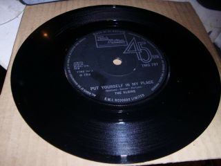 The Elgins - Put Yourself In My Place / It`s Gonna Be Hard Times Tmg 767 Rare Vg,