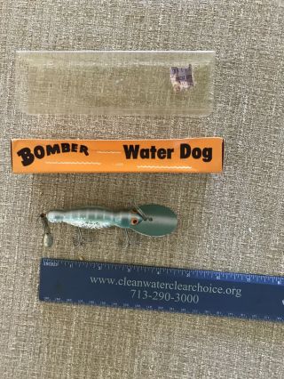 Vintage Bomber Waterdog Model 1057 Fishing Lure With Box