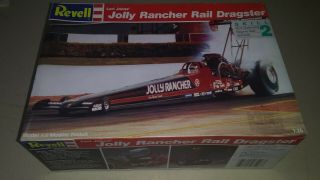 Revell 1:25 Model 7496 Lori Johns Jolly Rancher Top Fuel Rail Dragster Unstarted