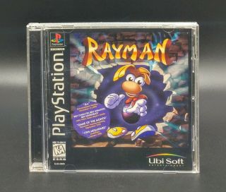 Rayman Playstation 1 Ps1 Ps2 Ps3 Complete Black Label Variant Rare