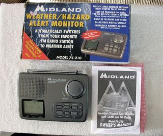 Rare Midland Weather Weather / Hazard Alert Monitor 74 - 210
