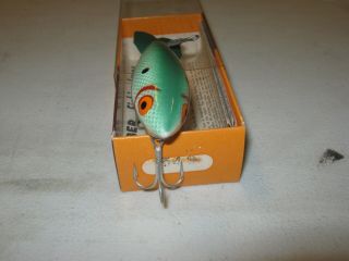 Vintage Bomber Fishing Lure With Package And Papers