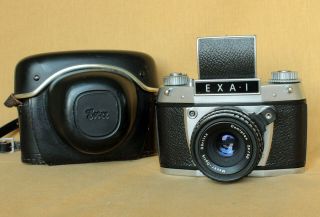Exa 1 Small Vintage German Slr Ihagee Camera Rare,  Cla Domiplan -