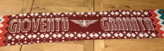 Torino Gioventu 90s Group Ultras Casuals Football Fans Scarf Italy Very Rare