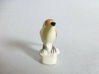 Vintage Hungarian Aquincum porcelain bird figurine,  finch 2