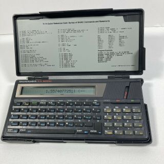 Rare Texas Instruments Ti - 74 Basicalc Programmable Calculator With 8k Ram Module