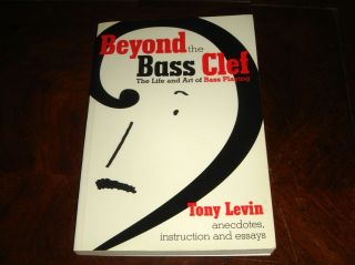 Rare Tony Levin Beyond The Bass Clef 1st Edition Unread Peter Gabriel