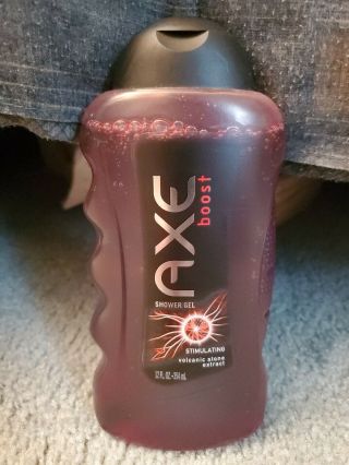Rare Axe Boost Shower Gel Volcanic Stone Extract Large 354ml 12oz