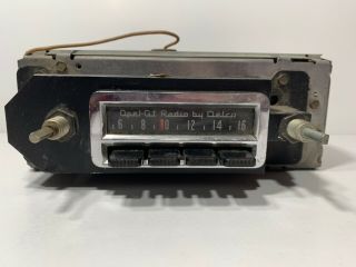 Vintage Rare Opel Gt Radio By Delco Push Button Am Car Radio