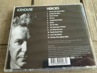 CD ICEHOUSE - Heroes (Rare 80 ' s 90 ' s Australian DAVID BOWIE Bonus Mixes) 3