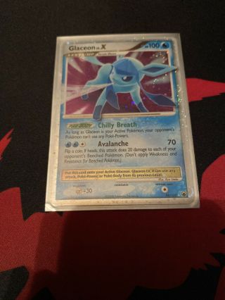 Pokemon Card Glaceon Lv.  X 98/100 Majestic Dawn Rare Holo