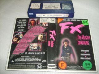 Fx - Rare 1995 Rockvale Films Vhs Issue - Cameron Daddo - Action Thriller - D2