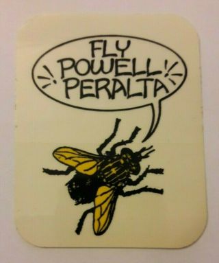 Vintage 80s Fly Powell Peralta ☠️sticker Santa Cruz Skateboard☠️