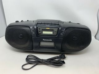 Panasonic Rx - Ds15 Portable Cd/tape/am/fm Xbs Boombox Stereo System 1990’s Rare