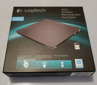 Logitech Touchpad T650 Mouse Rechargeable Wireless - Rare,  Only A Few Times