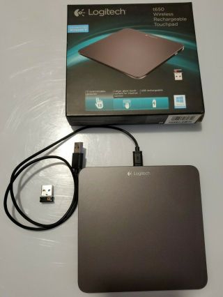Logitech Touchpad T650 Mouse Rechargeable Wireless - RARE,  only a few times 3