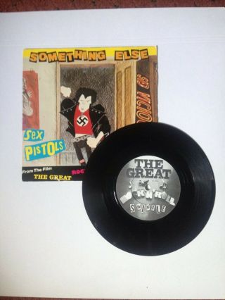 Sex Pistols " Something Else " 7 " Vinyl Punk 1979 (rare Black N White Label)