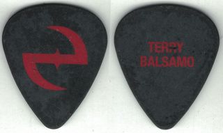 Evanescence - - Rare Tour Guitar Pick Terry Balsamo - Amy Lee Charcoal/red