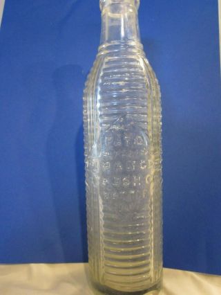 July 20 1920 - Vintage - Orange Crush - Antique 6 Oz.  Bottle Ribbed Glass