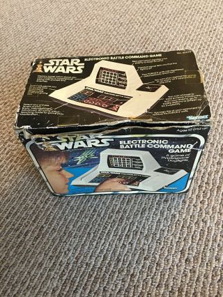 Star Wars Vintage 1979 Electronic Battle Command Game W/ Box Instructions Rare