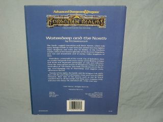 Forgotten Realms 1st Ed - FR1 WATERDEEP AND THE NORTH (RARE with MAP and EXC, ) 3