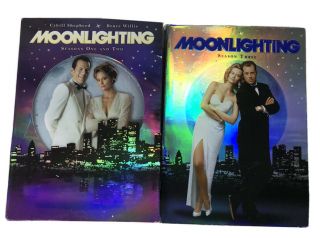 Moonlighting - Seasons 1,  2,  3 (dvd,  2005) Rare,  Oop W/ Inserts