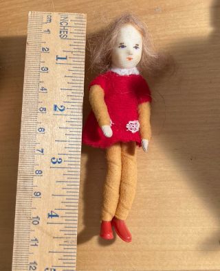 Erna Meyer Sweet Girl Daughter Poseable Miniature Dollhouse Doll Germany