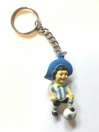 Vintage: Rare: Argentina 78 World Cup: Gauchito Iconic Mascot Figure On Keyring