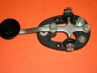 Vintage Antique Speed - X Telegraph Morse Code Keyer Key,  Great Shape