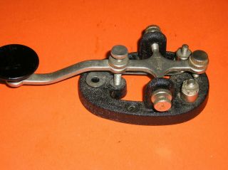Vintage Antique Speed - X Telegraph Morse Code Keyer Key,  GREAT SHAPE 2