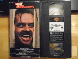 Rare Oop The Shining Vhs Film 1980 Stephen King Jack Nicholson Stanley Kubrick