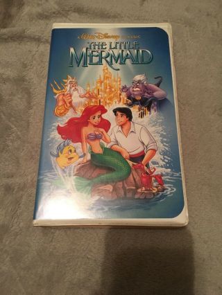 Disney The Little Mermaid Vhs 1989 Black Diamond Edition Rare Variant Banned Htf