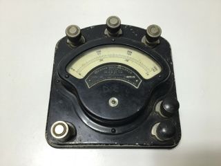 Antique Weston Model 280 Volt - Ammeter