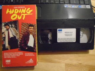 Rare Oop Hiding Out Vhs Film 1987 Jon Cryer Pretty In Pink Annabeth Gish Coogan