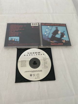 Darklands By The Jesus And Mary Chain (cd,  Jan - 1987,  Warner Bros. ) Rare Oop