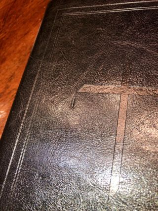 RARE 2012 Ryrie Study Bible NASB Red Letter Black Soft Touch Leather Moody Press 2