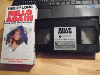 Rare Oop Hello Again Vhs Film 1987 Shelley Long Cheers Modern Family Sela Ward