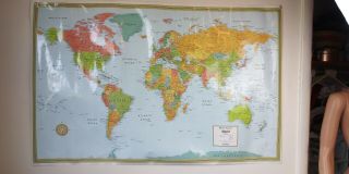 World Map Rand Mcnally M Series 32 