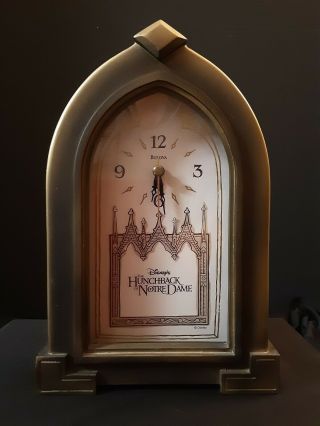 Disney Hunchback Of Notre Dame Bulova Clock Music Box Heaven 