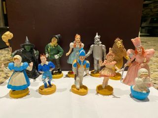 Set 11 Wizard Of Oz Pvc Figures 1939 Loew 