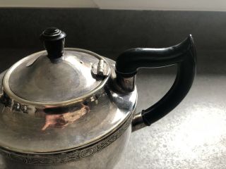 Vintage Viners Of Sheffield EPNS A1 Teapot Bakerlite Handle & Finial 3