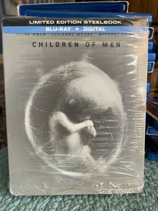 Children Of Men (blu - Ray Disc) Best Buy Exclusive Steelbook Rare Oop Htf