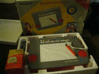 Sony Hb - A5050 My First Sony Electronic Sketch Pad Rare Box