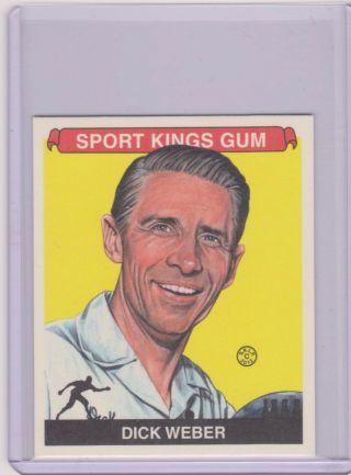 Awesome Rare 2012 Sport Kings Dick Weber Mini Bowling Card 224 Pba Legend
